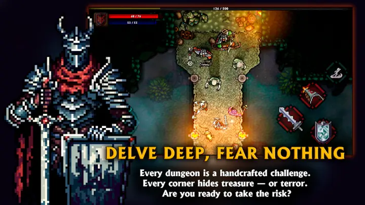 Screenshot di gameplay di Pocket Rogues